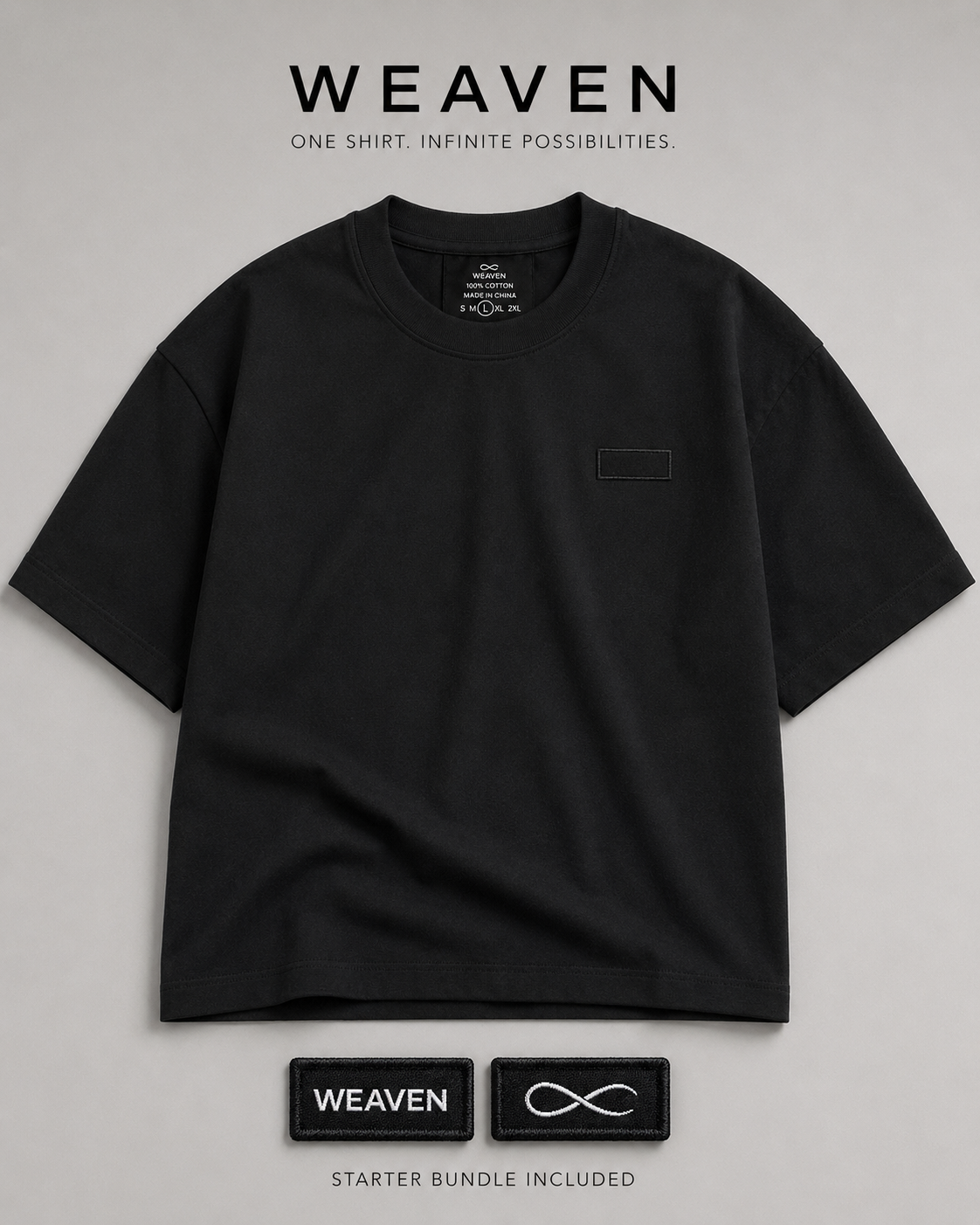 Weaven Modular Tee — Starter Set Included